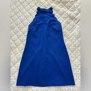 Elegant Blue Short Dress Medium